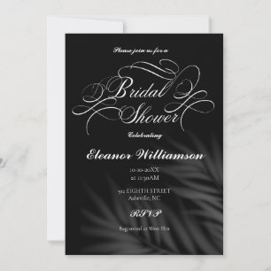 MODERNES TYPOGRAFISCHES MINIMALISTISCHES BRAUTPART EINLADUNG