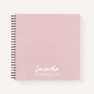 Modernes und einfaches Personalisiertes Monogramm Notizbuch