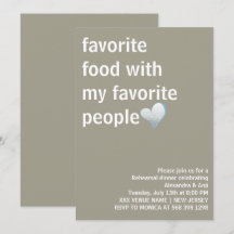 Modernes und elegantes Abendessen mit Minimalistis