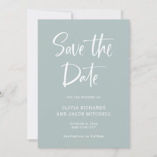 Modernes und elegantes   Hochzeiten von Sea Glass Save The Date