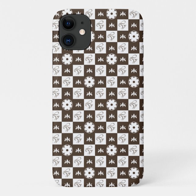Modernes und elegantes Muster Case-Mate iPhone Hülle (Rückseite)
