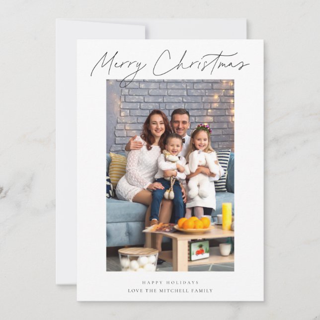 Modernes und elegantes Weihnachtsfest - Foto (Vorderseite)