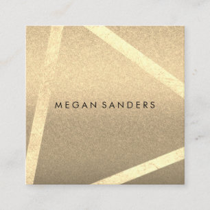 Modernes und Glamour Quadratische Visitenkarte