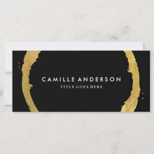 Modernes und stilvolles Gold- und Black-Geschenkze