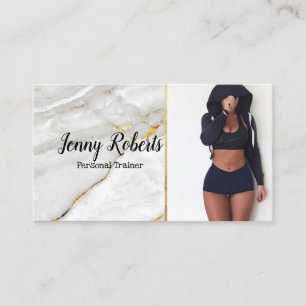 Modernes und trendiges Personal Trainer Fitness Bu Visitenkarte