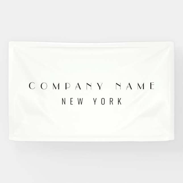 Modernes Unternehmen Sleek Luxury Typografy Busine Banner (Horizontal)