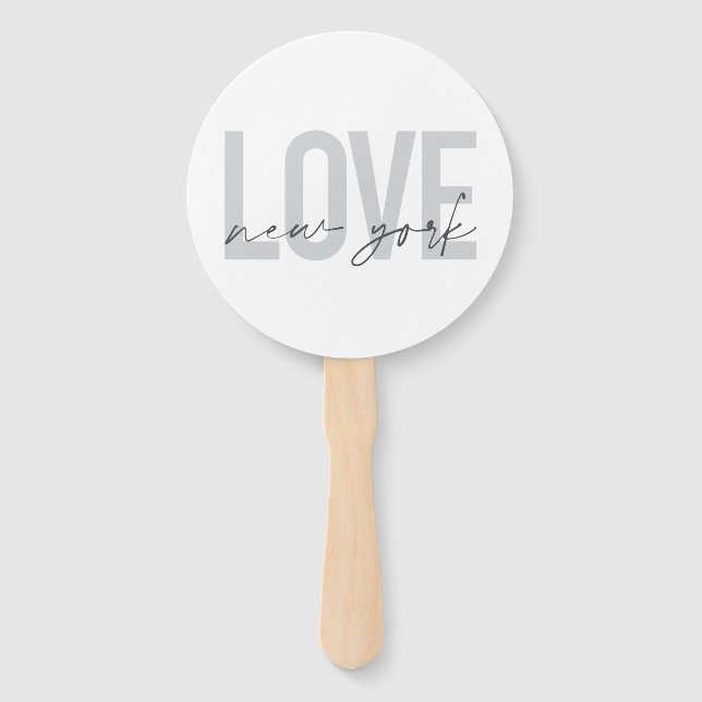 Modernes, urbanes, cooles, einfaches Design der Li Fächer (Vorderseite)