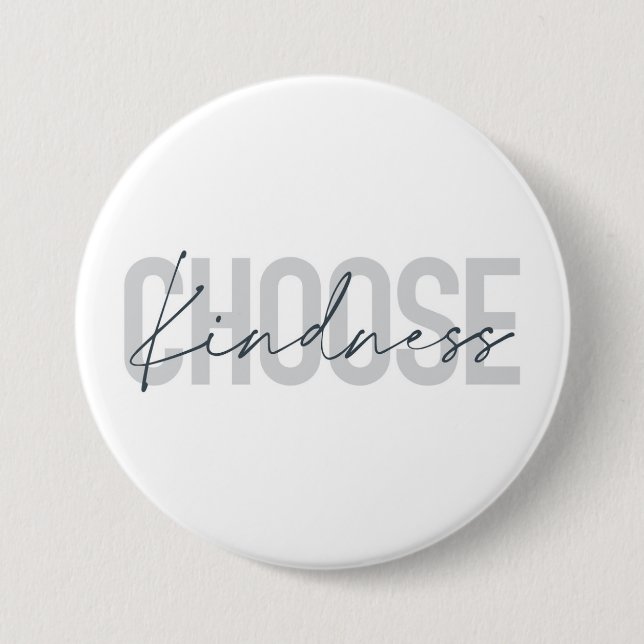 Modernes, urbanes, einfaches Design von Choose Kin Button (Vorderseite)