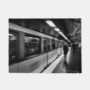 Modernes, urbanes Pariser Leben Fußmatte