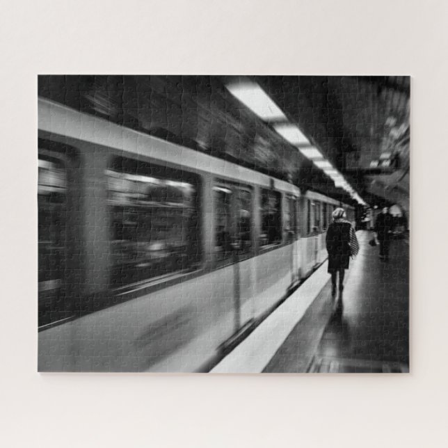 Modernes, urbanes Pariser Leben Puzzle (Horizontal)