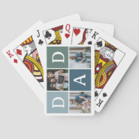 Modernes 'VATER' 3-Foto-Geschenk