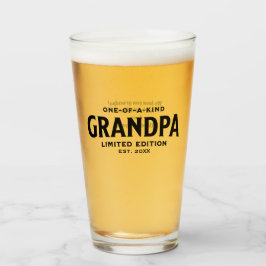 Modernes Vatertagsgeschenk für Großvater Gl Glas