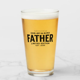 Modernes Vatertagsgeschenk für Vater maßgeschneide Glas