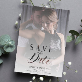 Modernes Vellum-Transparenz-Hochzeitsskript für Fo Magneteinladung