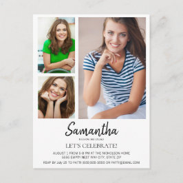 Modernes Verlass für Uni Trunk Party 3 Foto Postkarte