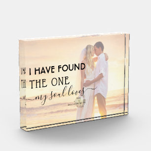 Modernes Verlobtes Foto fand eine Liebe meines Sou