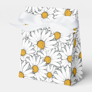 Modernes, Verziertes Daisy-Muster Wasserfarbe Geschenkschachtel