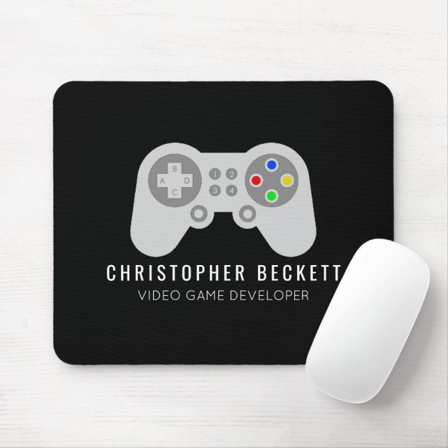 Modernes Videospiel-Entwickler, Designer Mousepad (Mit Mouse)