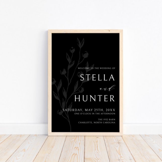 Modernes Viktorianisches Elegantes Grün Willkommen Poster (Von Creator hochgeladen)