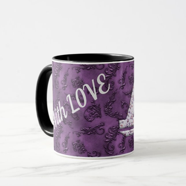 Modernes Vintag A Tasse (Vorderseite Links)