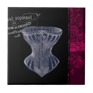 modernes, Vintag gotisches Steampunkkorsett Fliese