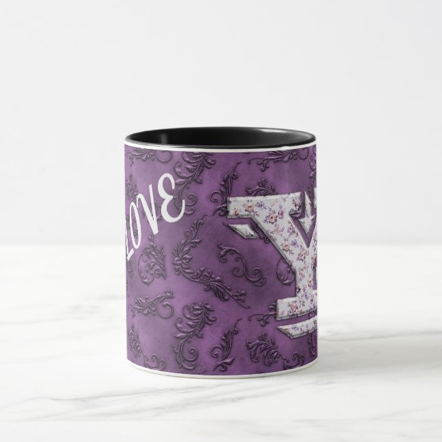Modernes Vintag Y Tasse (Zentrum)