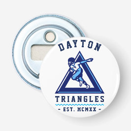 Modernes Vintage Dayton Triangles Flaschenöffner