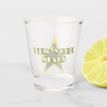 Modernes Vintage New York Stars Logo