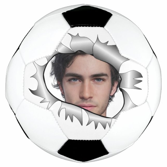 Modernes Vintages Foto nach Maß Fußball (Vorderseite)