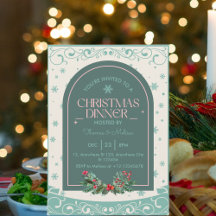 Modernes Vintages klassisches Winterweihnachtsfest