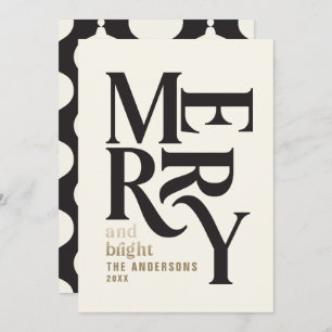 Modernes Vintages Retro-Chritsmas Ankündigung