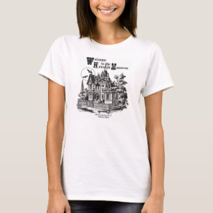 modernes Vintages Spuk Herrenhaus T-Shirt