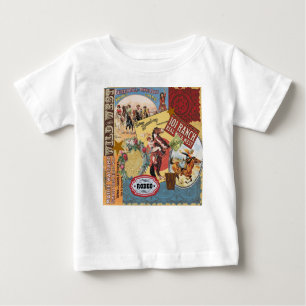 modernes Vintages Westerncowgirl Baby T-shirt