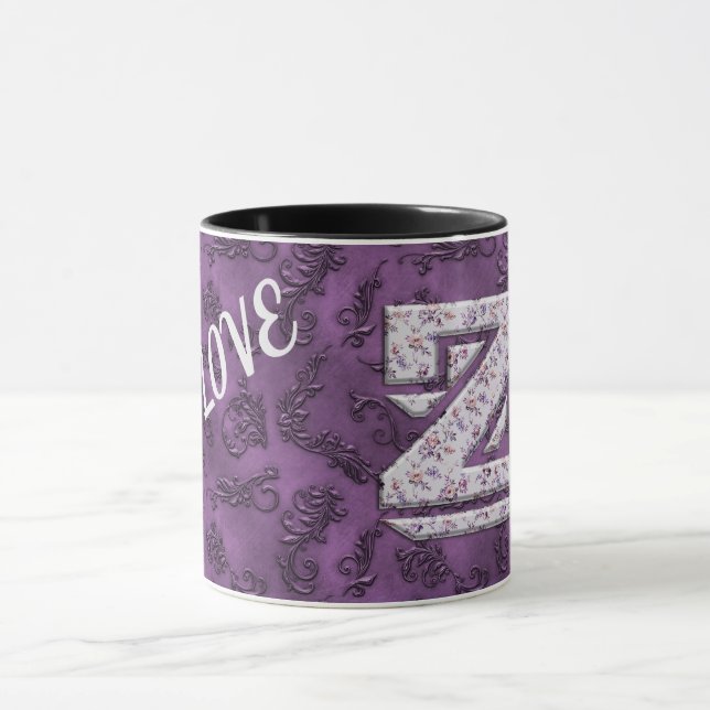 Modernes Vintages Z Tasse (Zentrum)