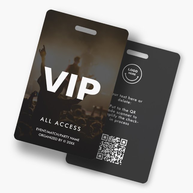 Modernes VIP All Access Event Concept Match Party  Ausweis (Von Creator hochgeladen)