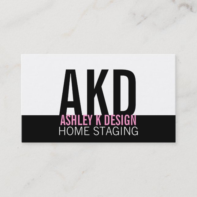 Modernes Visitenkarte (Vorderseite)