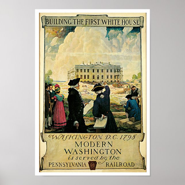 Modernes Washington Poster (Vorne)