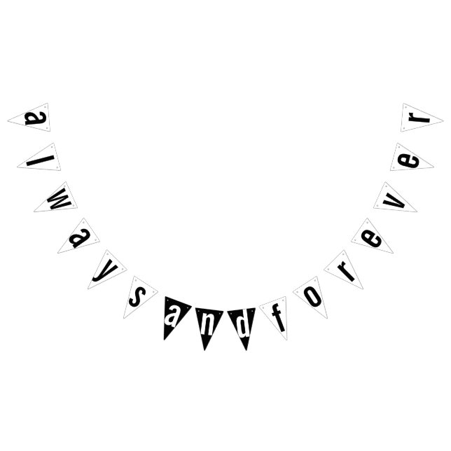 MODERNES WEDING-DECOR WIMPELKETTE (Alle)