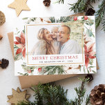 Modernes Weihnachtsgebäck - Minimalistisches Foto Feiertagskarte<br><div class="desc">Feiern Sie die Urlaubssaison mit unserer Minimalistischen Script Card für das Weihnachtsfest im Foto. Diese Karte verbindet zeitgenössisches Design mit der Wärme eines gepflegten Fotos. Die elegante, minimalistische Schrift-Typografie verleiht Ihren Urlaubsszenarien eine Touch von Eleganz. Das gepflegte, puristische Design lässt Ihr Foto glänzen und macht es zum idealen Ort, um...</div>
