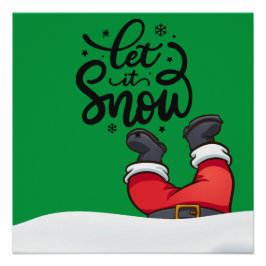 Modernes Weihnachtsgebäck Poster