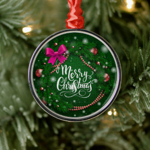 Modernes Weihnachtsgeschenk Ornament Aus Metall