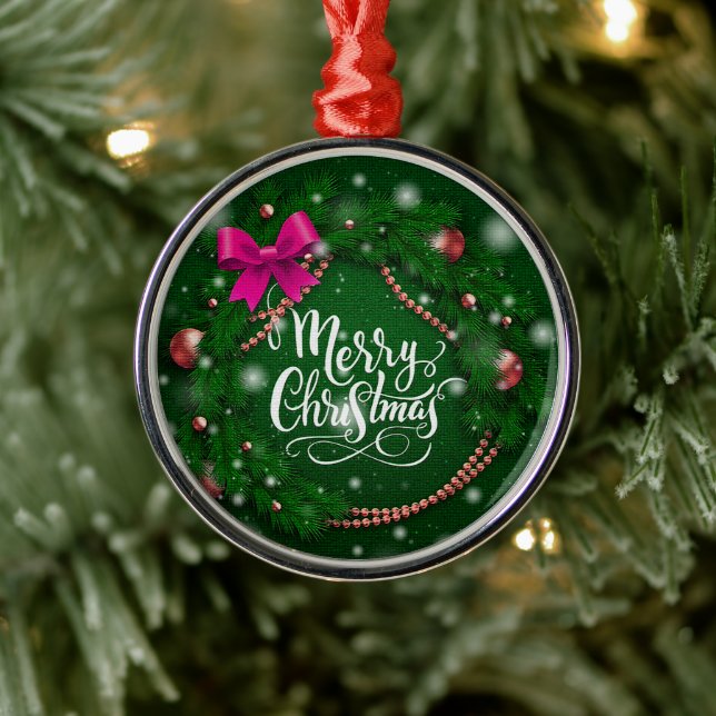 Modernes Weihnachtsgeschenk Ornament Aus Metall (Baum)