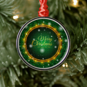 Modernes Weihnachtsgeschenk Ornament Aus Metall