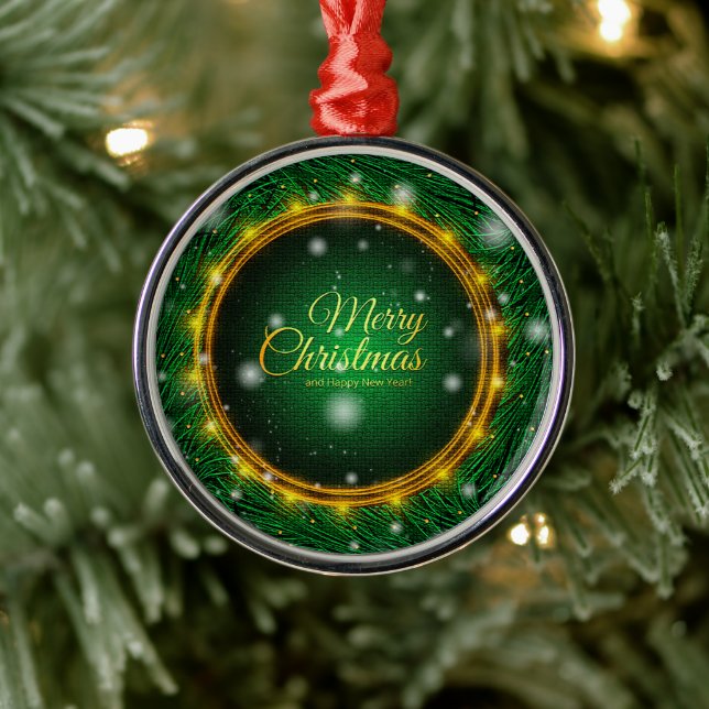 Modernes Weihnachtsgeschenk Ornament Aus Metall (Baum)