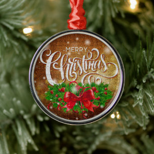Modernes Weihnachtsgeschenk Ornament Aus Metall