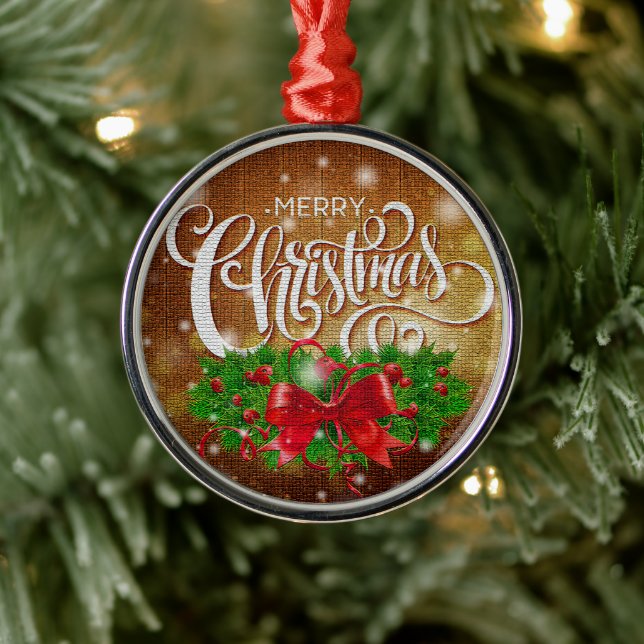 Modernes Weihnachtsgeschenk Ornament Aus Metall (Baum)