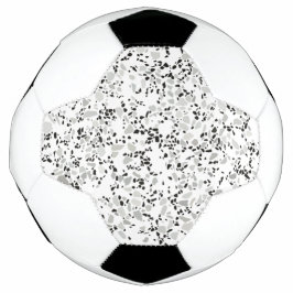 Modernes Weiß Terrazzo Fußball