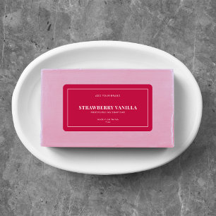 Modernes, weißes, an den Grenzen bearbeitbares Far Adressaufkleber