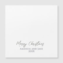 Modernes Weißes Foto froh Weihnachten