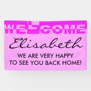 Modernes WELCOME Banner + Ihr Backgr. Ideen